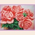 Набор для вышивания бисером КАРТИНЫ БИСЕРОМ "Розовые розы"
